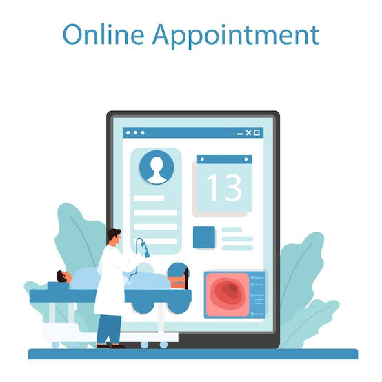 Online Doctor Portal Illustration
